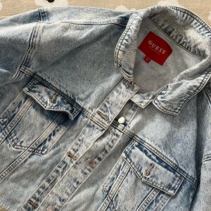 Guess Faded Blue Denim Jacket